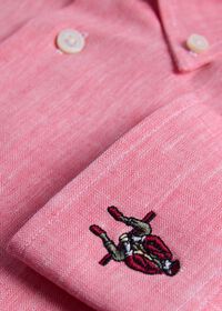 Paul Stuart Linen Logo Sport Shirt, thumbnail 3