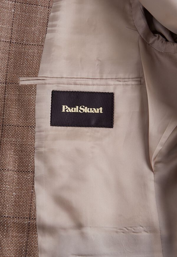 Paul Stuart Windowpane Wool Blend Sport Jacket, image 3