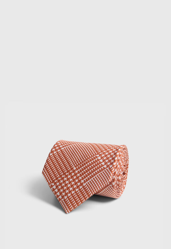 Paul Stuart Printed Silk Glenn Plaid Tie, image 1