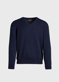 Paul Stuart Classic Cashmere V-Neck Sweater, thumbnail 35