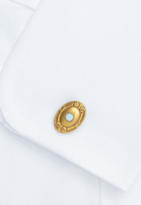 Paul Stuart 14K Gold Vintage Cufflinks Circa 1920, image 2