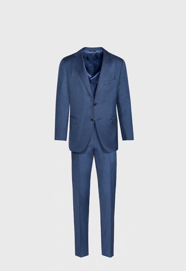 Paul Stuart Mid Blue Bone Suit, image 1