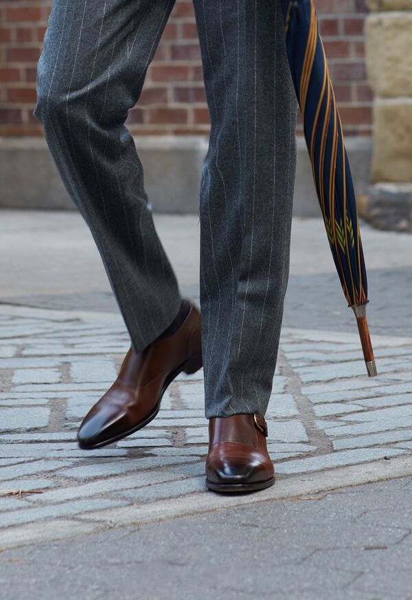 Paul Stuart Giordano Leather Monk Strap, image 2