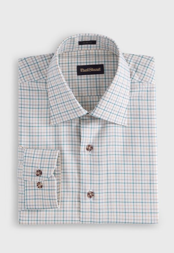 Paul Stuart Tattersall Plaid Sport Shirt, image 1