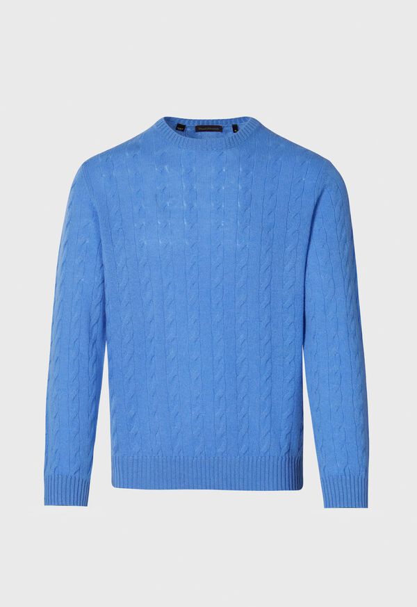 Paul Stuart Cashmere Cable Crewneck Sweater