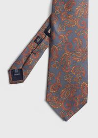 Paul Stuart Silk Paisley Print Tie, thumbnail 5
