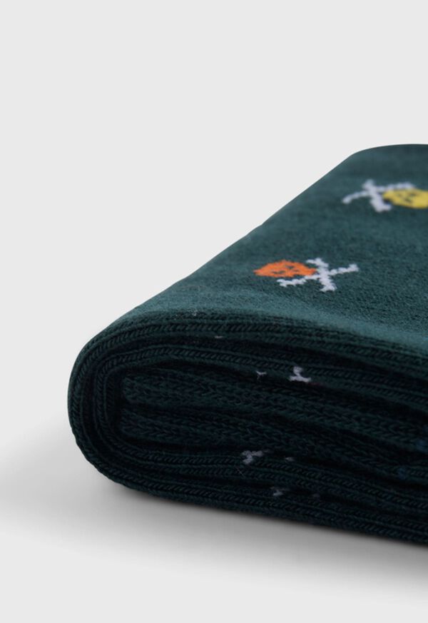 Paul Stuart Skull and Crossbones Sock, image 2