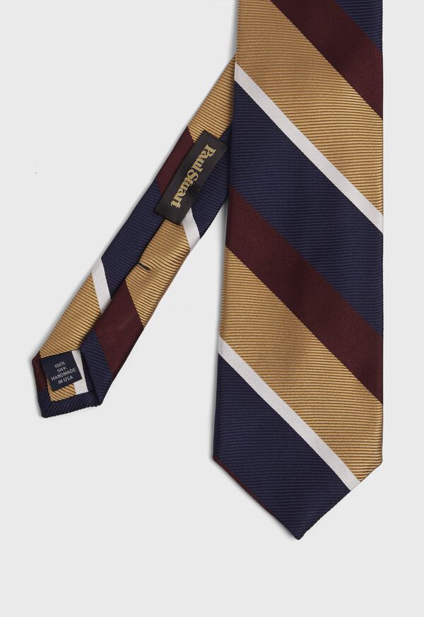 Paul Stuart Wide Satin Stripe Tie, image 1