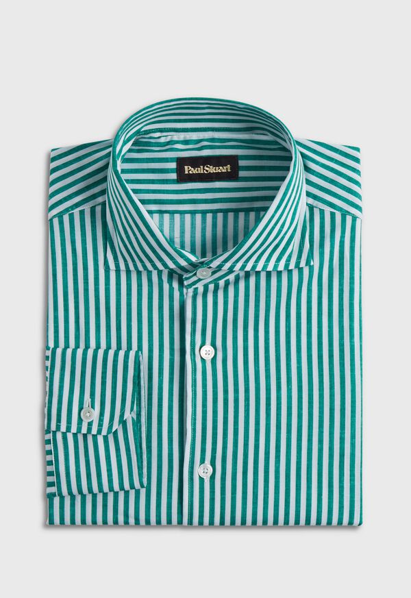 Paul Stuart Printed Bengal Stripe Sport Shirt, image 1