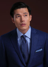 Paul Stuart Woven Silk Micro Dot Tie, thumbnail 2