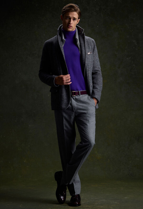 Paul Stuart Wool Jacket with Removable Knit Collar, image 8