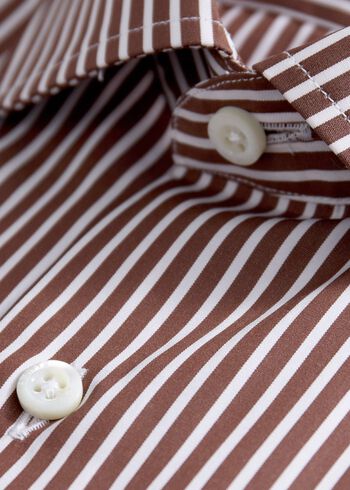 Paul Stuart Silky Cotton Stripe Sport Shirt