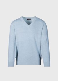 Paul Stuart Classic Cashmere V-Neck Sweater, thumbnail 1