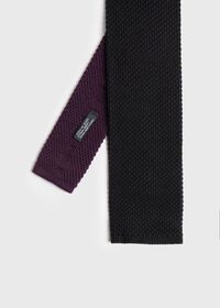 Paul Stuart Two Tone Knit  Wool Tie, thumbnail 1
