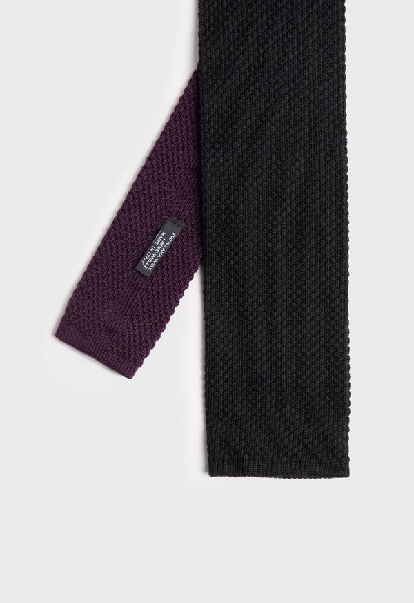 Paul Stuart Two Tone Knit  Wool Tie, image 1