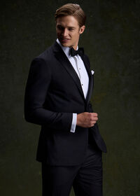 Paul Stuart Piqué Bib Front Cotton Formal Shirt, thumbnail 2