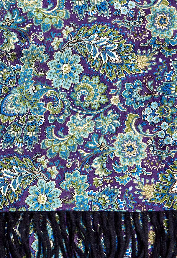 Paul Stuart Reversible Floral Scarf, image 4