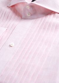 Paul Stuart Linen Pleated Front Formal Dress Shirt, thumbnail 2