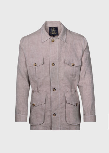 Paul Stuart Linen Safari Jacket