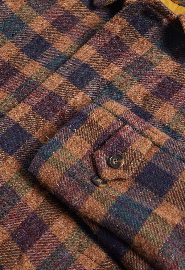 Paul Stuart Shetland Wool A-Line Coat, image 3