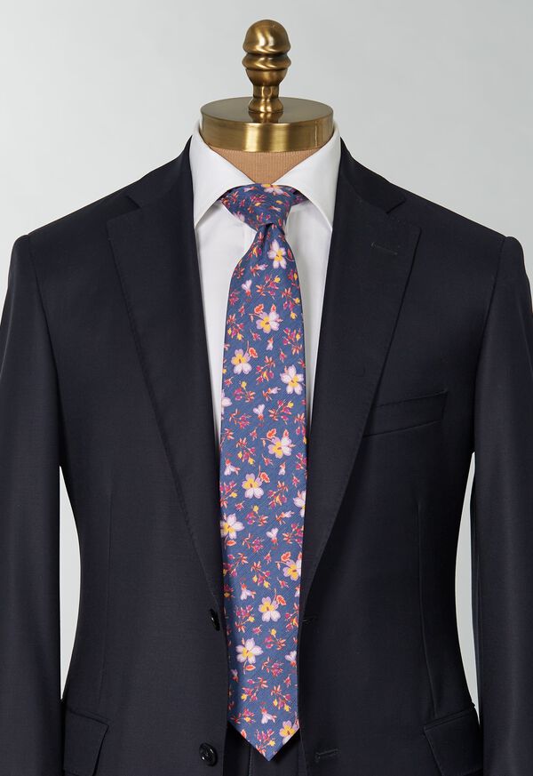 Paul Stuart Tossed Floral Tie, image 2