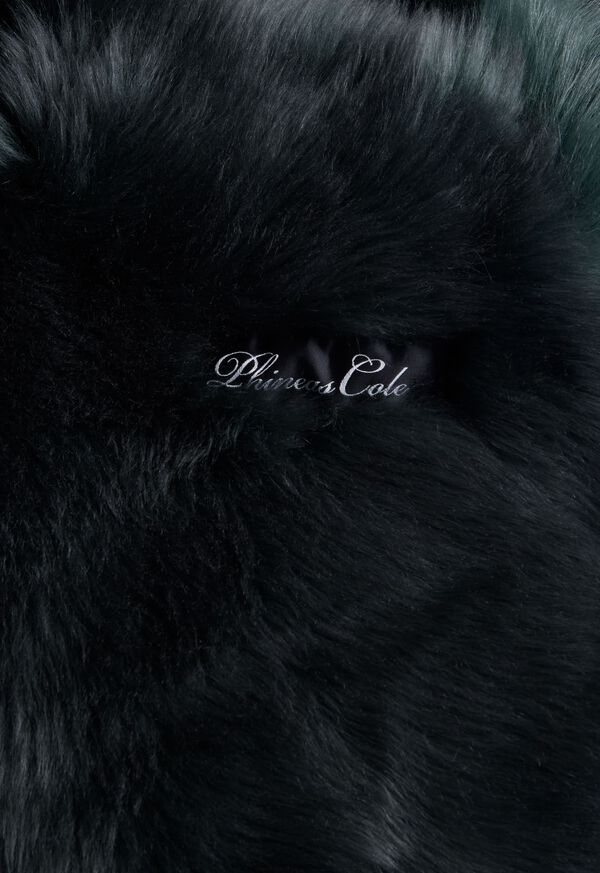 Paul Stuart Long Hair Shearling Coat, image 6