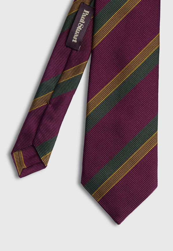 Paul Stuart Tricolor Stripe Tie, image 1