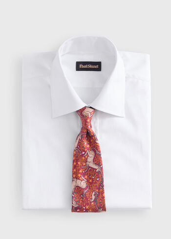 Paul Stuart Silk Print Tie