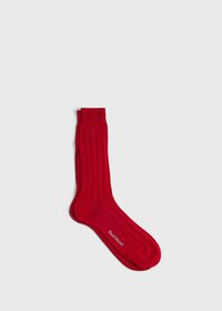 Paul Stuart Mercerized Cotton Ribbed Sock, thumbnail 1