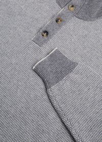 Paul Stuart Cashmere Two-Tone Mock Neck Sweater, thumbnail 2
