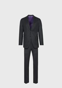 Paul Stuart Black Doeskin Suit, thumbnail 1