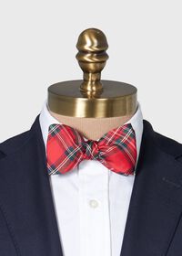 Paul Stuart Prince of Wales Tartan Bow Tie, thumbnail 2