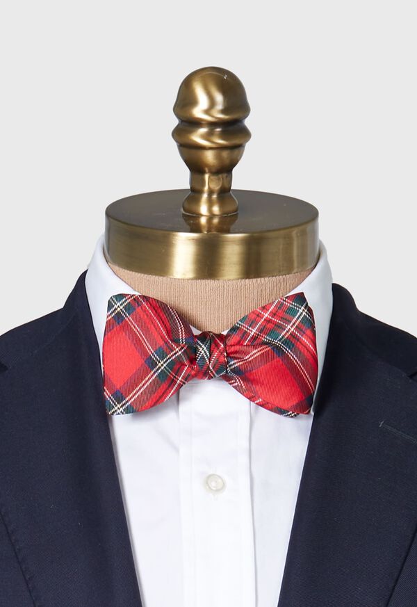 Paul Stuart Prince of Wales Tartan Bow Tie, image 2