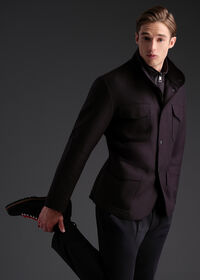 Paul Stuart Wool Jersey Blazer with Gilet, thumbnail 2