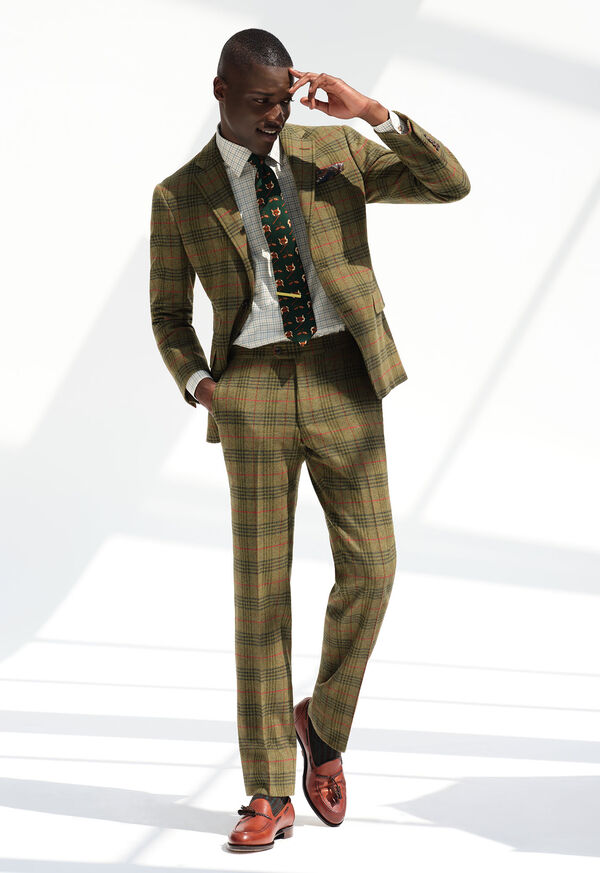 Paul Stuart Plaid Two Button Suit, image 12