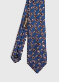 Paul Stuart Tossed Paisley Tie, thumbnail 1