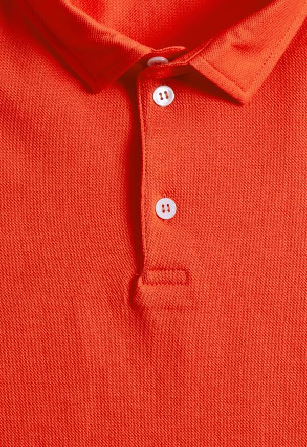 Paul Stuart Cotton Pique Short Sleeve Polo, image 2