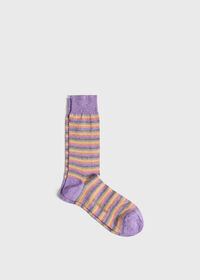 Paul Stuart Multicolor Stripe Sock, thumbnail 1