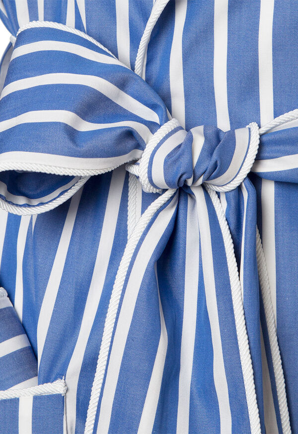 Paul Stuart Awning Stripe Cotton Robe, image 4