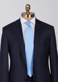Paul Stuart Woven Silk Mélange Dot Tie, thumbnail 2