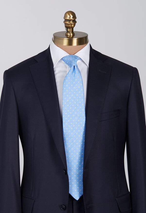 Paul Stuart Woven Silk Mélange Dot Tie, image 2