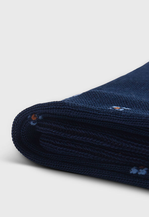Paul Stuart Cotton Deco Motif Sock, image 2