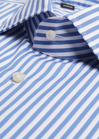 Paul Stuart Light Blue Stripe Dress Shirt, thumbnail 2