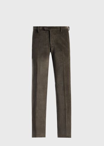 Paul Stuart Suede Trimmed Corduroy Trouser