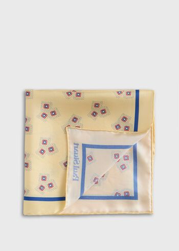Paul Stuart Geometric Dot Pocket Square