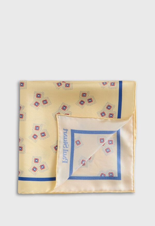 Paul Stuart Geometric Dot Pocket Square, image 1