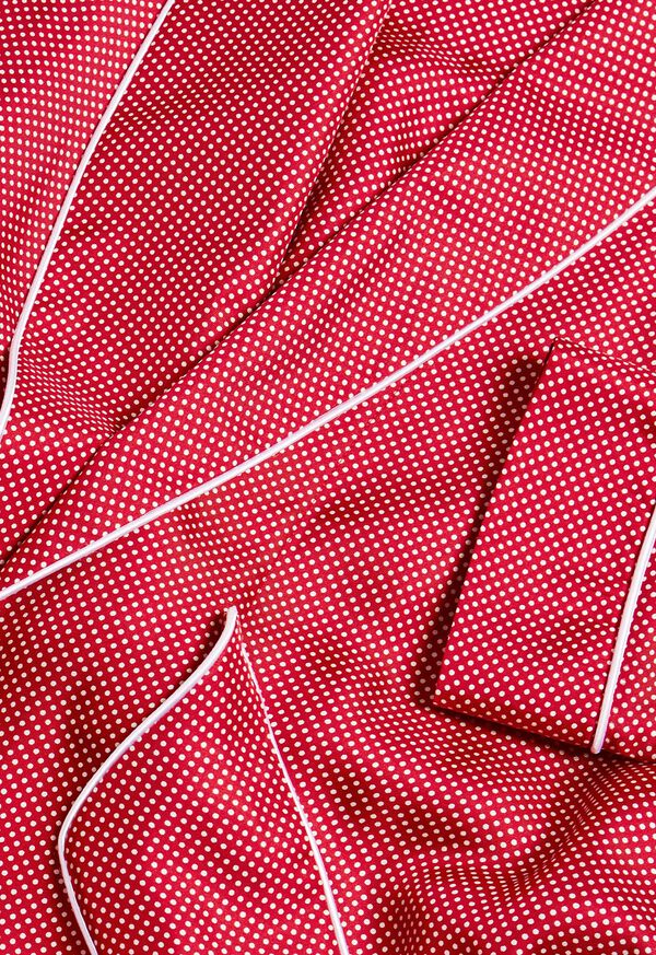 Paul Stuart Silk Dot Robe, image 6