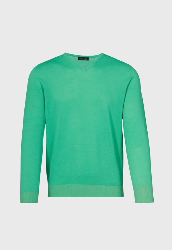 Paul Stuart Cotton Pique Pullover, image 2