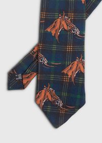 Paul Stuart Equestrian Print Tie, thumbnail 1