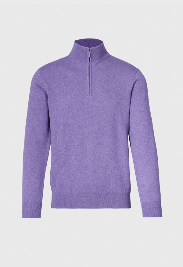 Paul Stuart Cashmere Quarter Zip Sweater, image 1